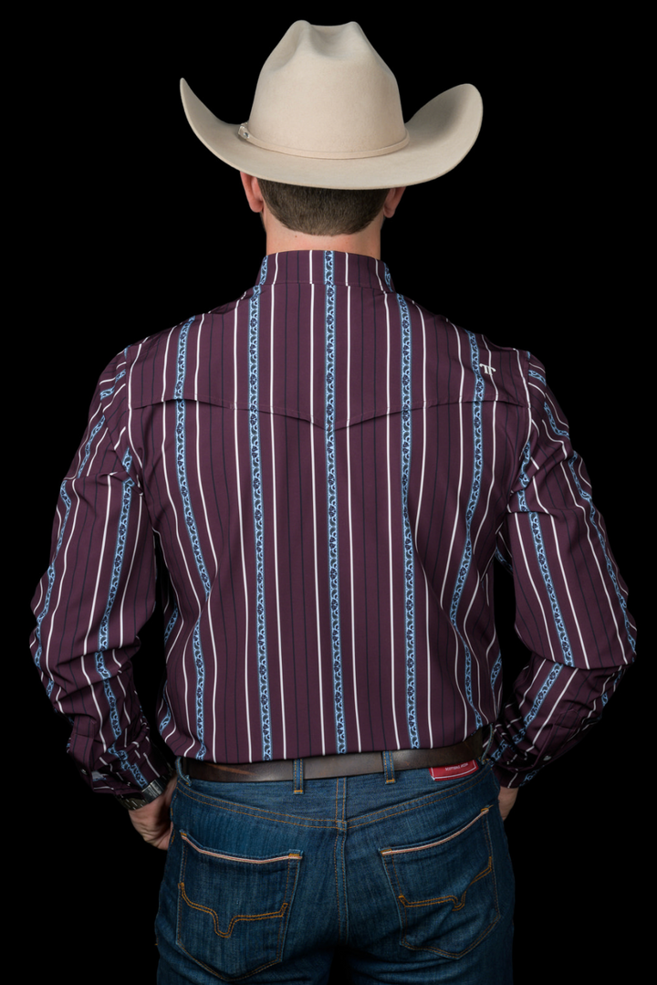 The Reid Long Sleeve Pearl Snap Shirt