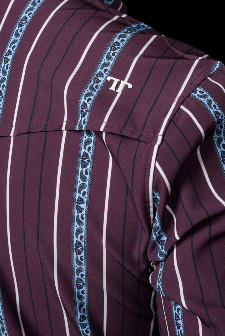 The Reid Long Sleeve Pearl Snap Shirt