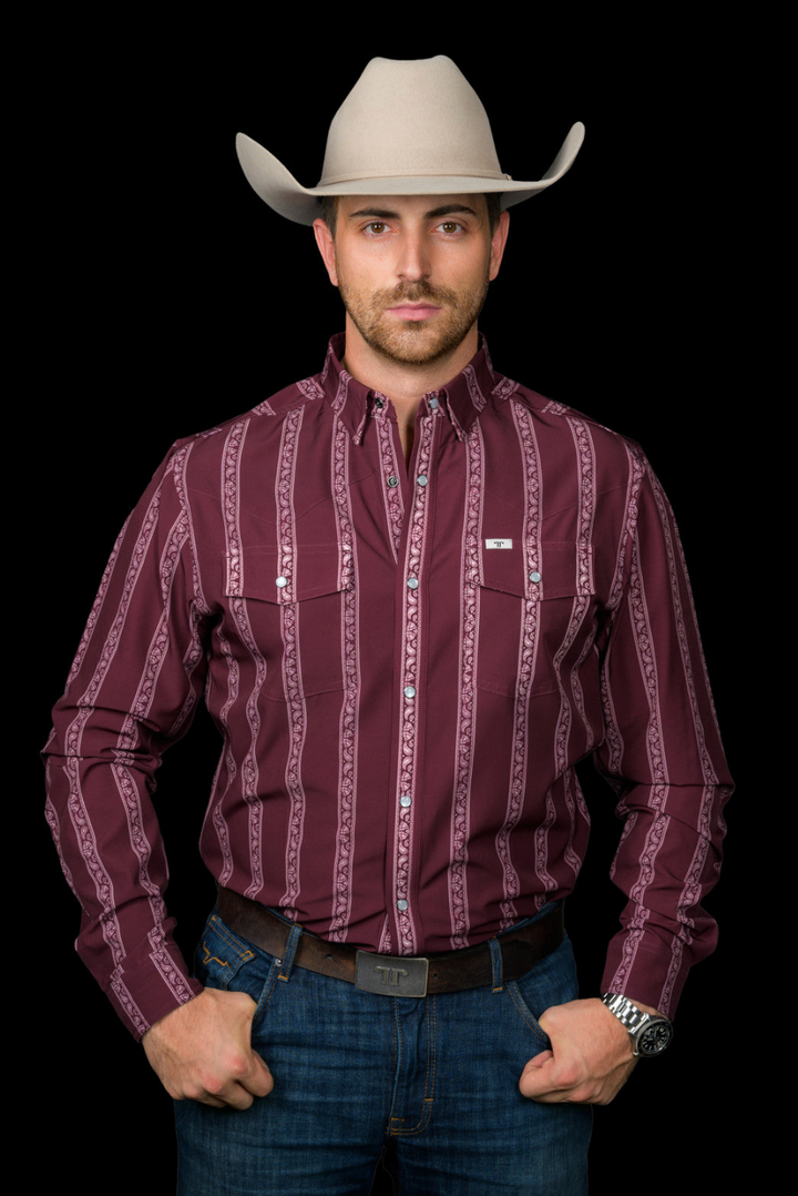 The Hays Long Sleeve Pearl Snap Shirt