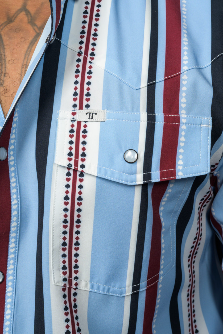 The Ace Long Sleeve Pearl Snap Shirt