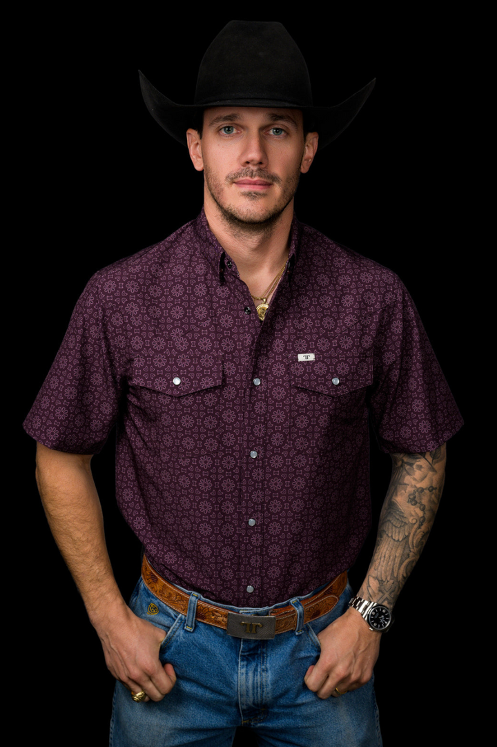 The Fletcher Short Sleeve Pearl Snap Shirt