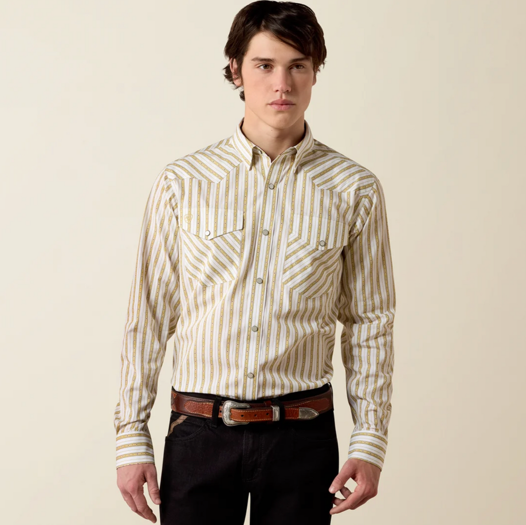 Ariat Men's Wrinkle Free Rival LS Snap Shirt