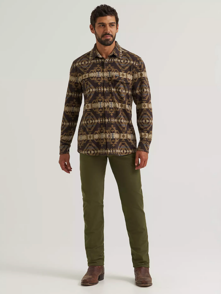 Wrangler Men's All Terrain Blanket Shirt Jacket