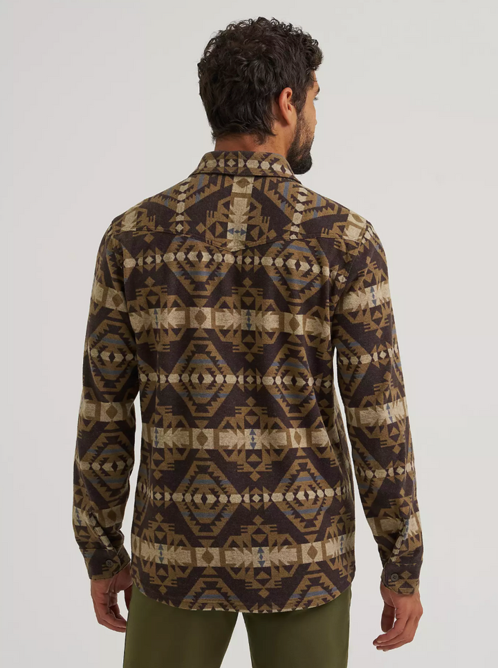 Wrangler Men's All Terrain Blanket Shirt Jacket