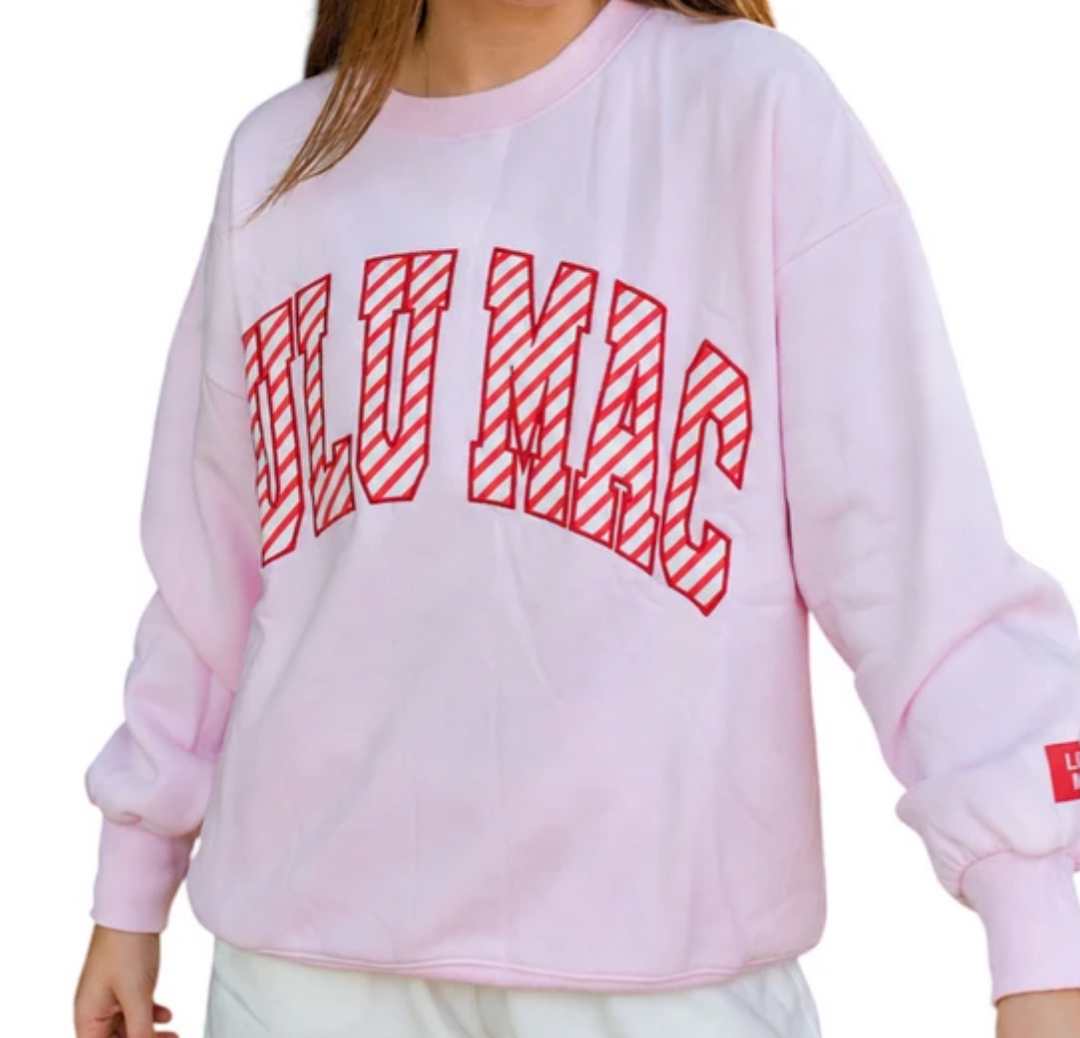 Lulu Mac Candy Cane Sweatshirt
