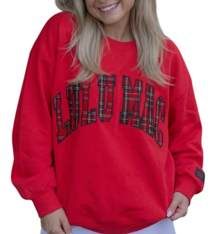 Lulu Mac Plaid Sweatshirt