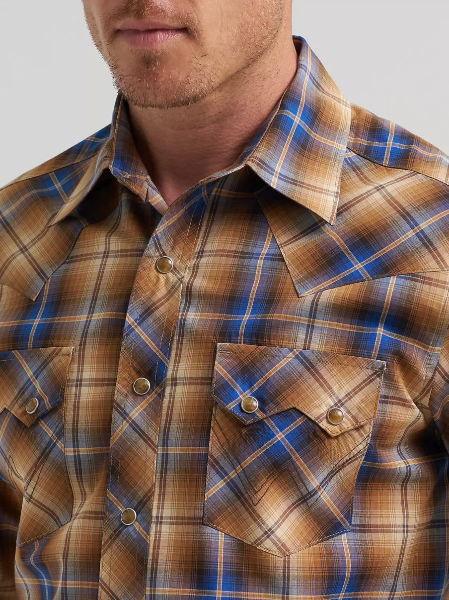 Wrangler Men's Retro Sawtooth LS Snap Shirt
