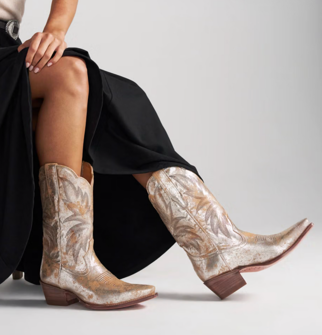 Tecovas Sadie Boots - Platino Cowhide