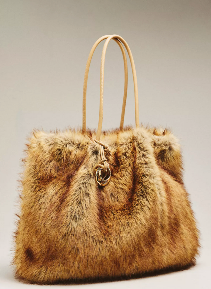 Dolce Vita Noor Faux Fur Tote