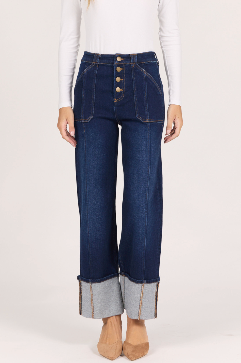 Dear John Holly Cuffed Jeans