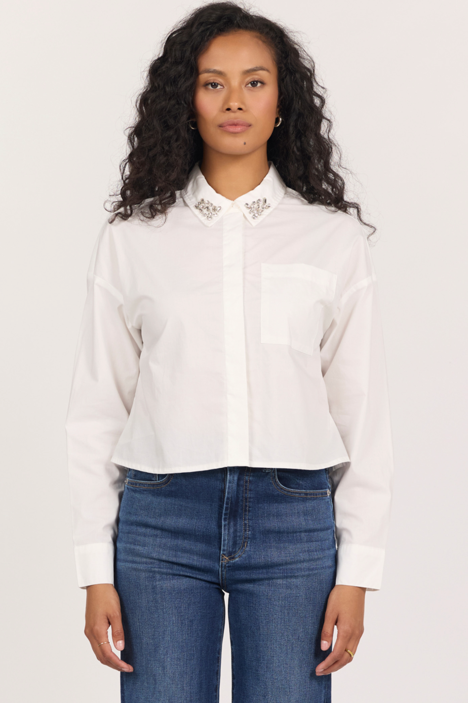 Dear John Cropped Adrianna Top
