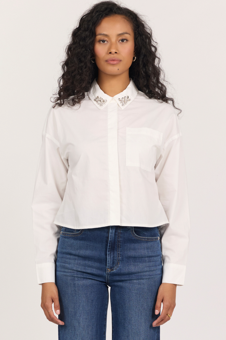 Dear John Cropped Adrianna Top