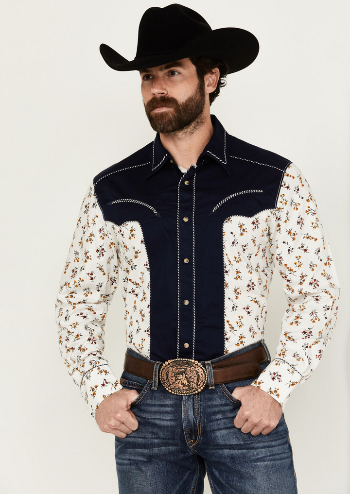 Wrangler Men's Authentic Rodeo Collection Snap Shirt