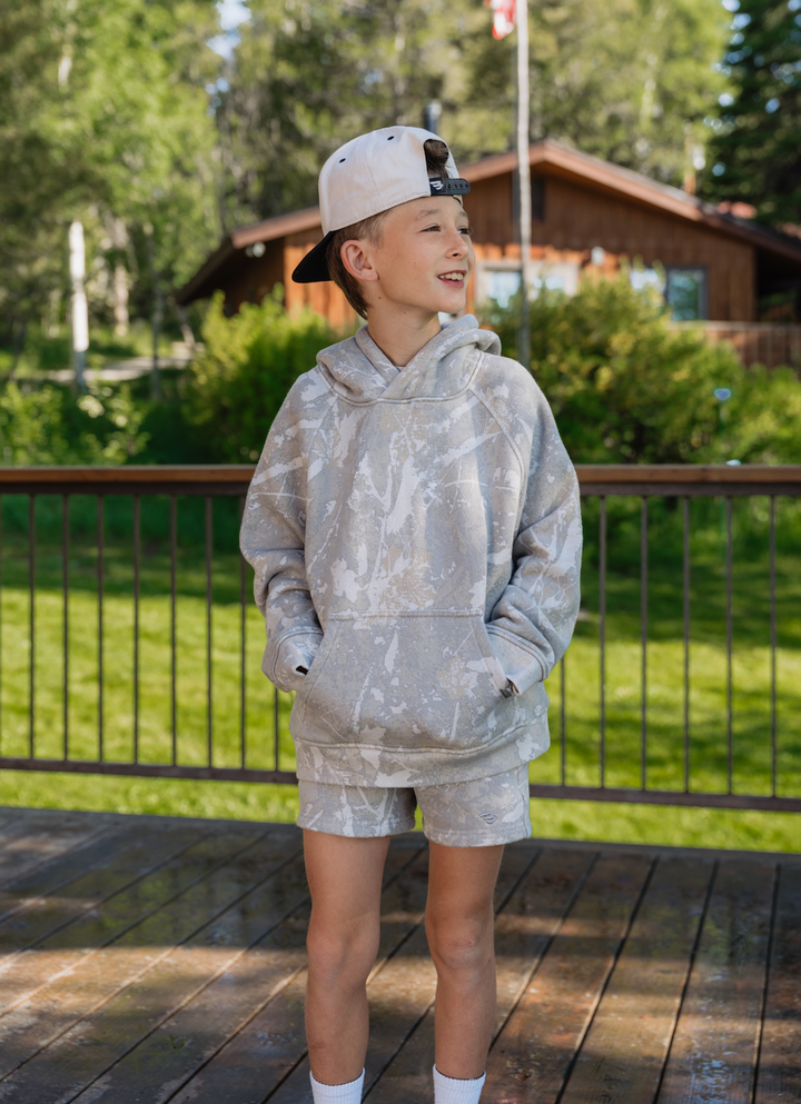 Burlebo Youth Vintage Washed Fleece Hoodie