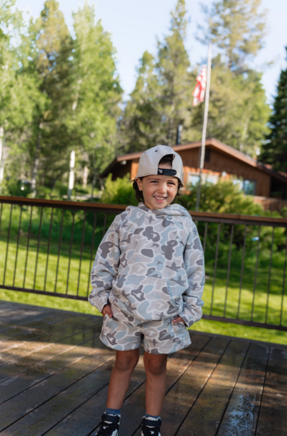 Burlebo Youth Vintage Washed Fleece Hoodie