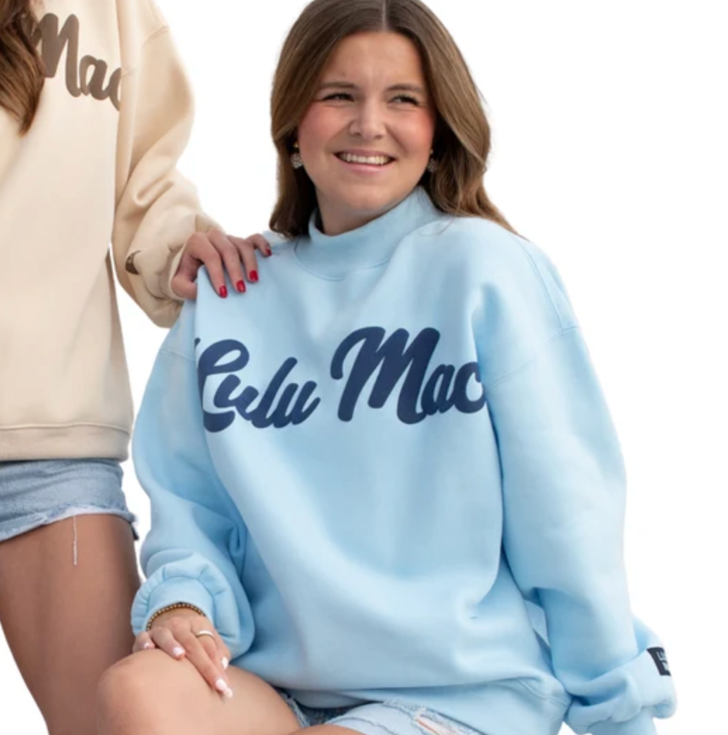 Lulu Mac Script Sweatshirt