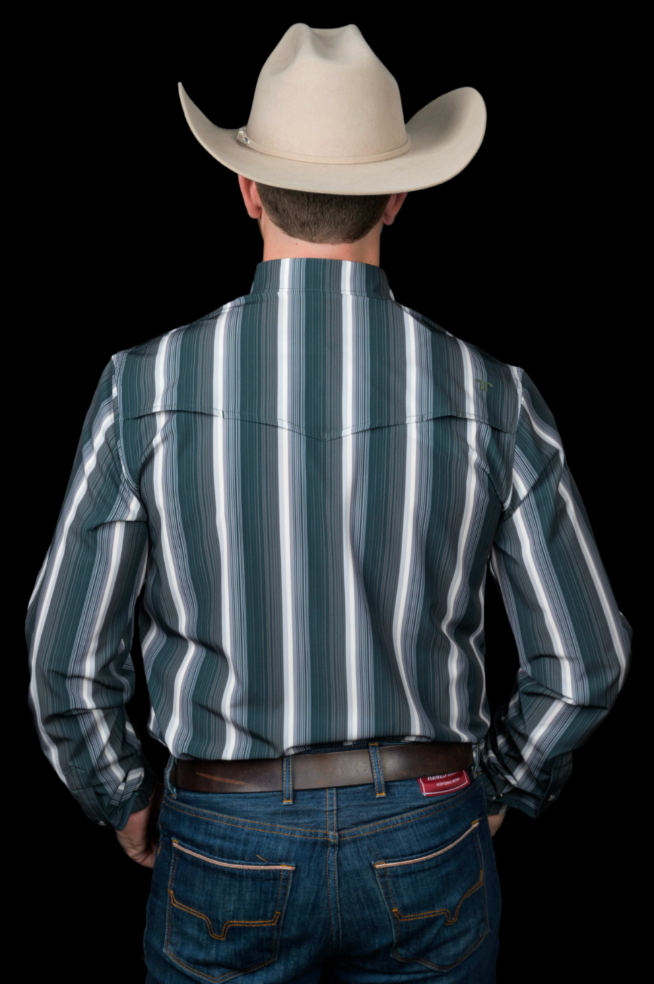 The Tristan Long Sleeve Pearl Snap Shirt