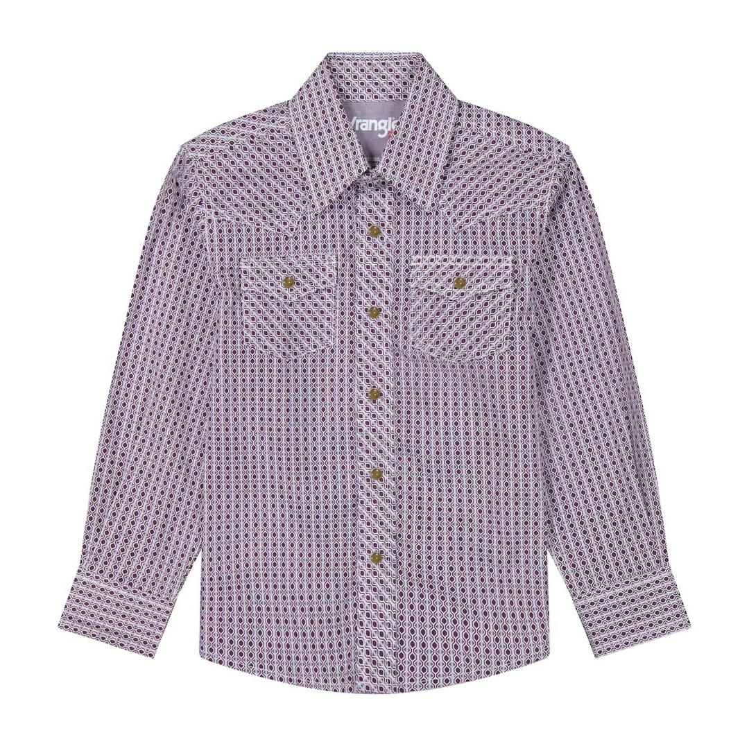 Wrangler Boys 20x Advanced Comfort LS Shirt
