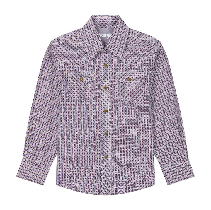 Wrangler Boys 20x Advanced Comfort LS Shirt