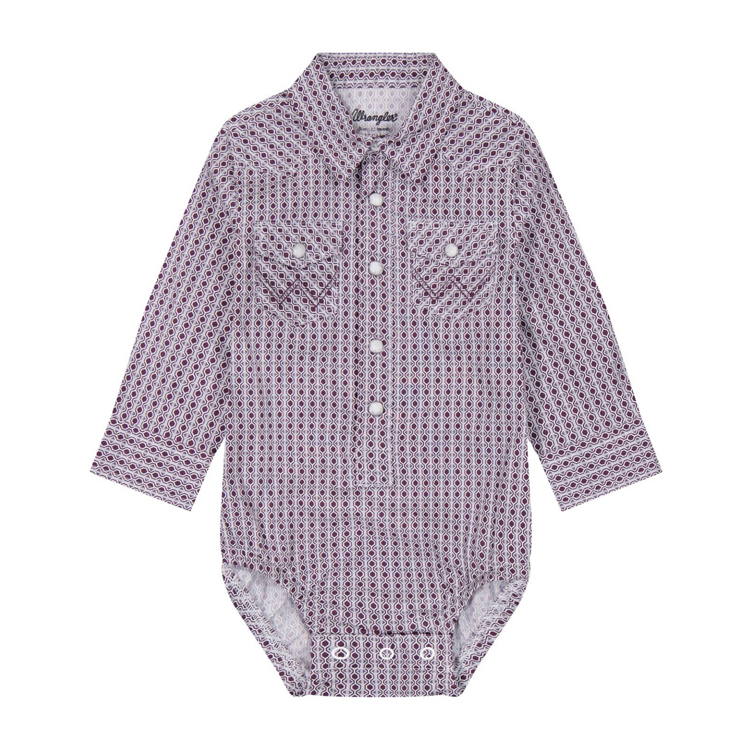 Wrangler Baby Boy Long Sleeve Western Bodysuit