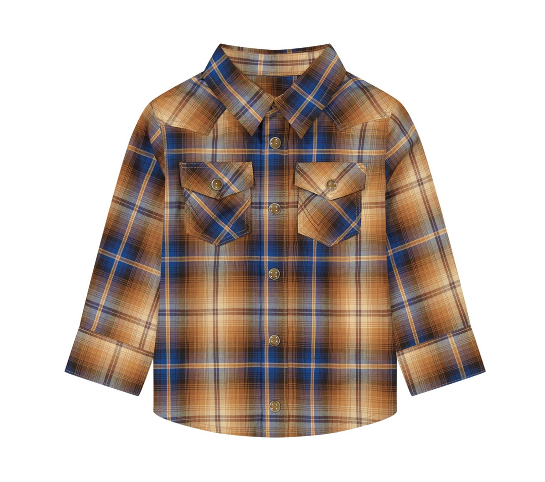 Wrangler Baby Boy Long Sleeve Western Shirt