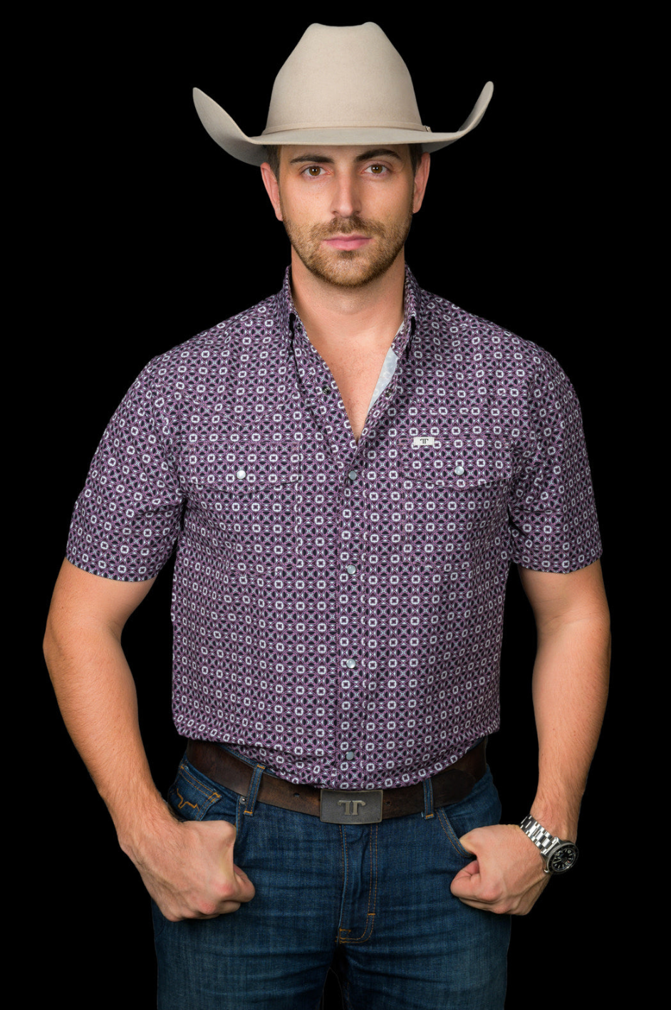 The Emerson Short Sleeve Pearl Snap Shirt