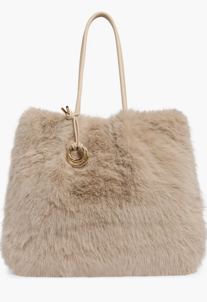 Dolce Vita Noor Faux Fur Tote