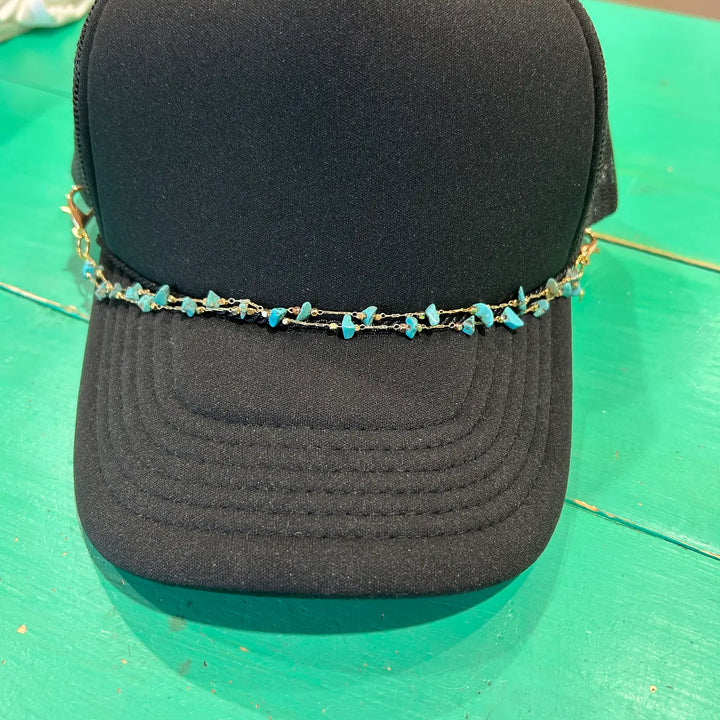 Trucker Hat Chains - Gold