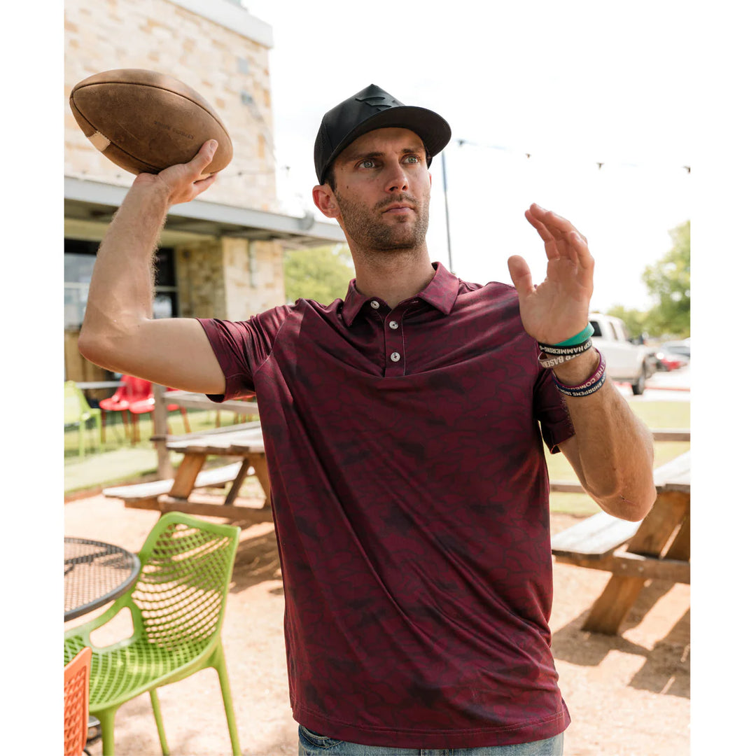 Burlebo Performance Polo - Texas Camo