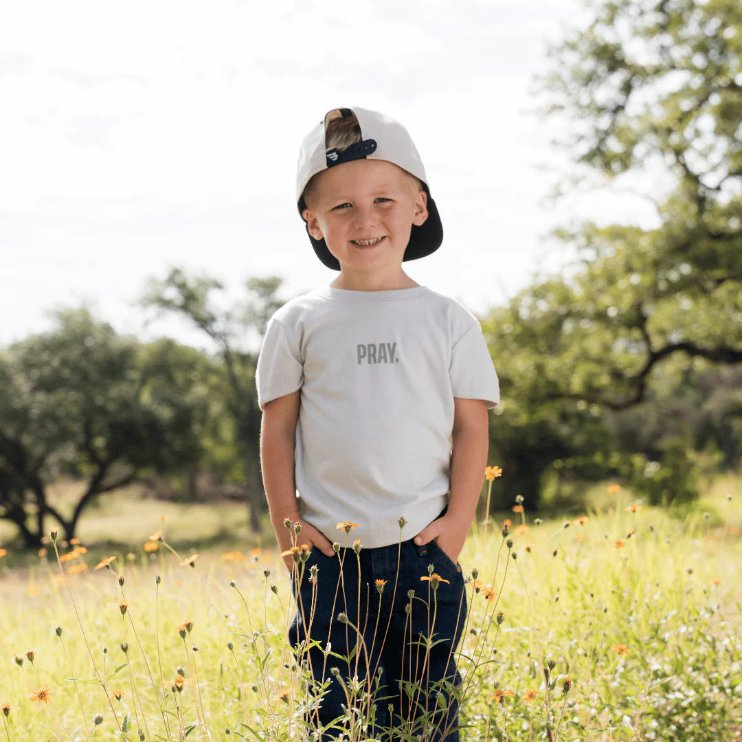 Burlebo Youth Vintage Washed Tee - PRAY