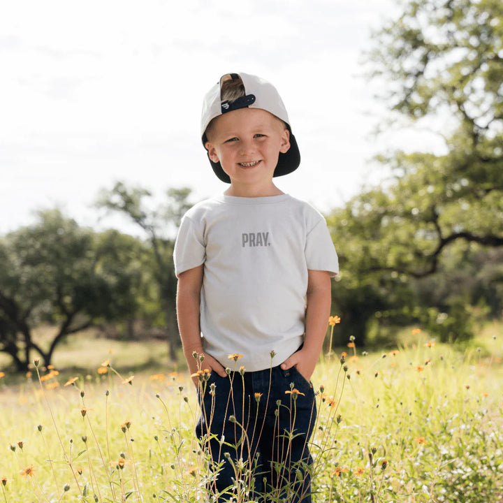 Burlebo Youth Vintage Washed Tee - PRAY