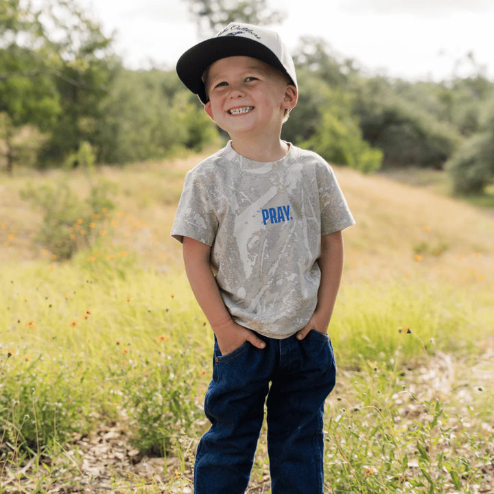Burlebo Youth Vintage Washed Tee - PRAY