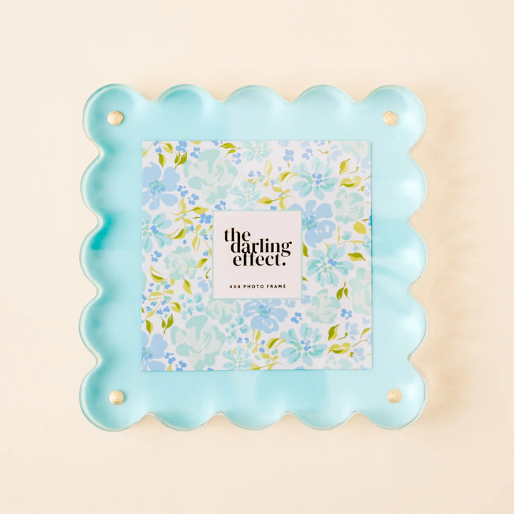 Darling Effect Square Scalloped Acrylic Frames