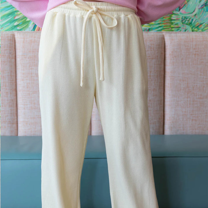 Lulu Mac Waffle Pants