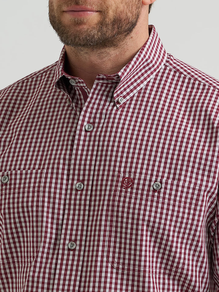 Wrangler® George Strait Long Sleeve Two Pocket Shirt