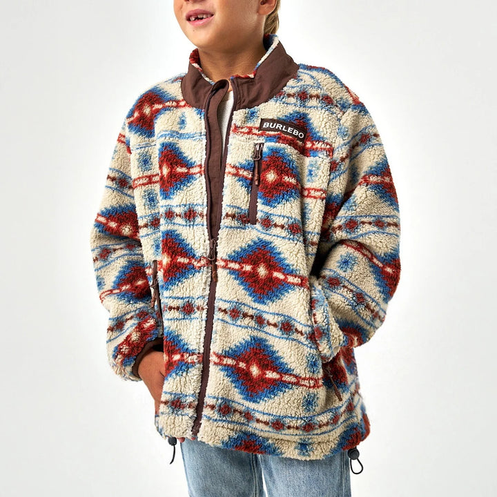 Burlebo Youth Mountain Fleece Full Zip Jacket
