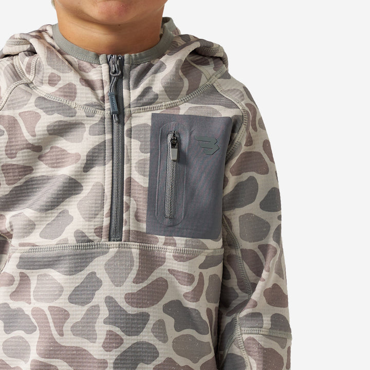 Burlebo Youth Blaze Tech Quarter Zip