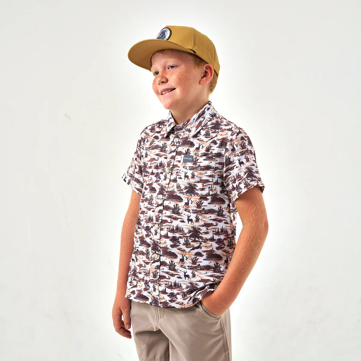 Burlebo Youth Performance Button Up