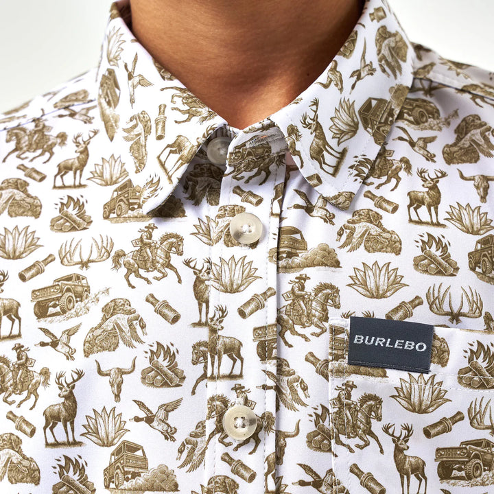 Burlebo Youth Performance Button Up