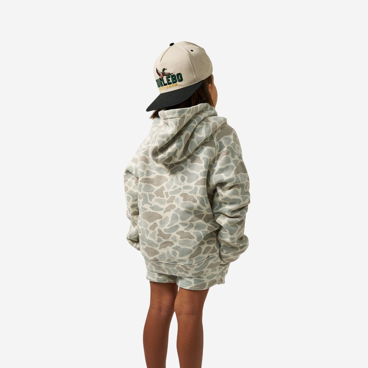 Burlebo Youth Vintage Washed Fleece Hoodie