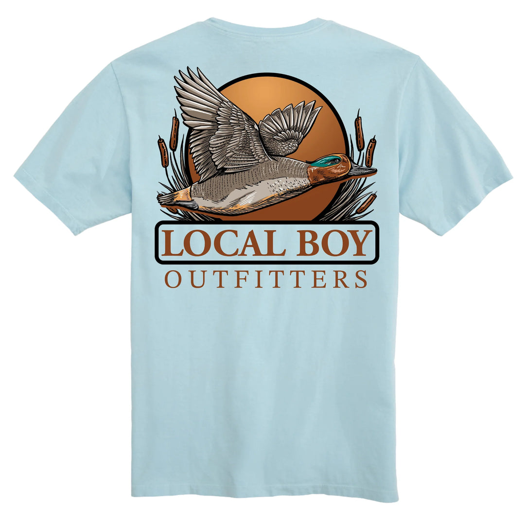 The Local Boy Youth Teal Tails SS Tee