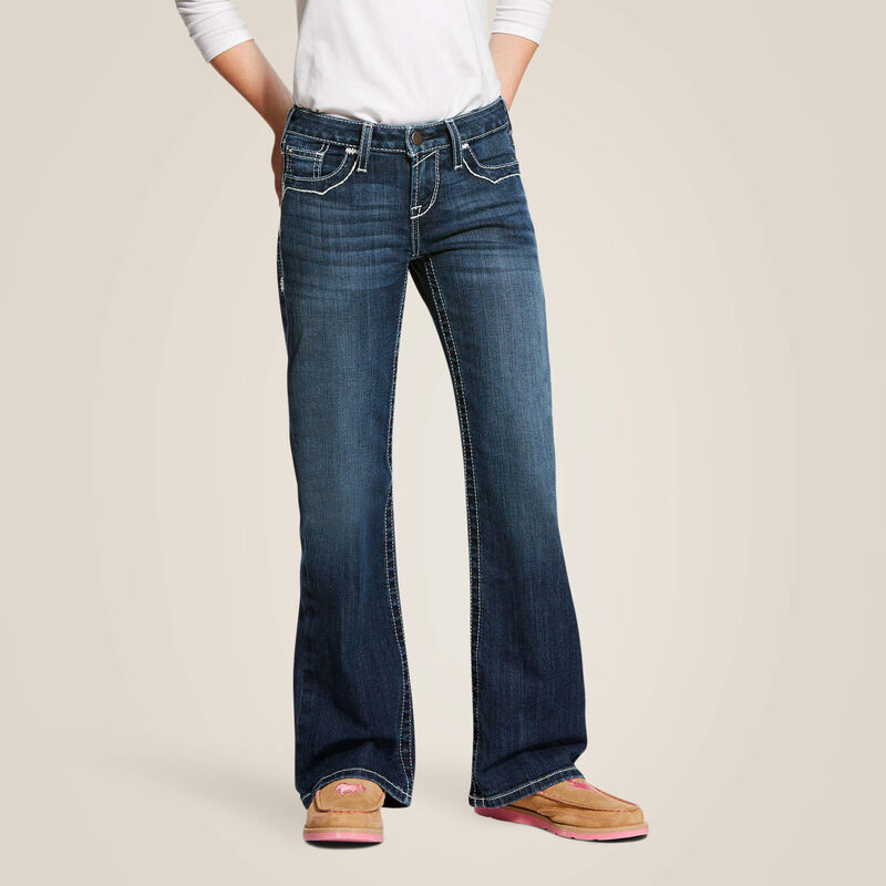 Ariat Girls Entwined Boot Cut Jean