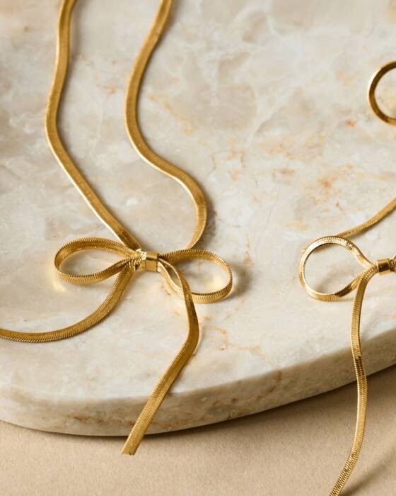 Katie Loxton Amelie Bow Necklace