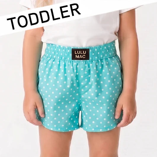 BR Lulu Mac Toddler Mini Polka Dot Shorts