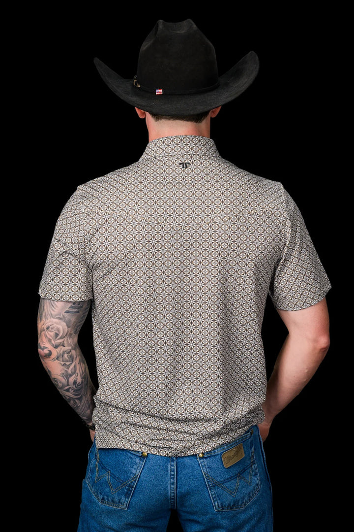 The Archer Pearl Snap Polo
