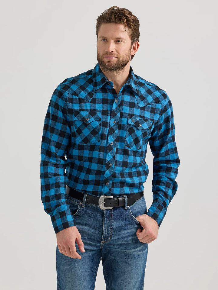 Wrangler Men's Retro Long Sleeve Flannel