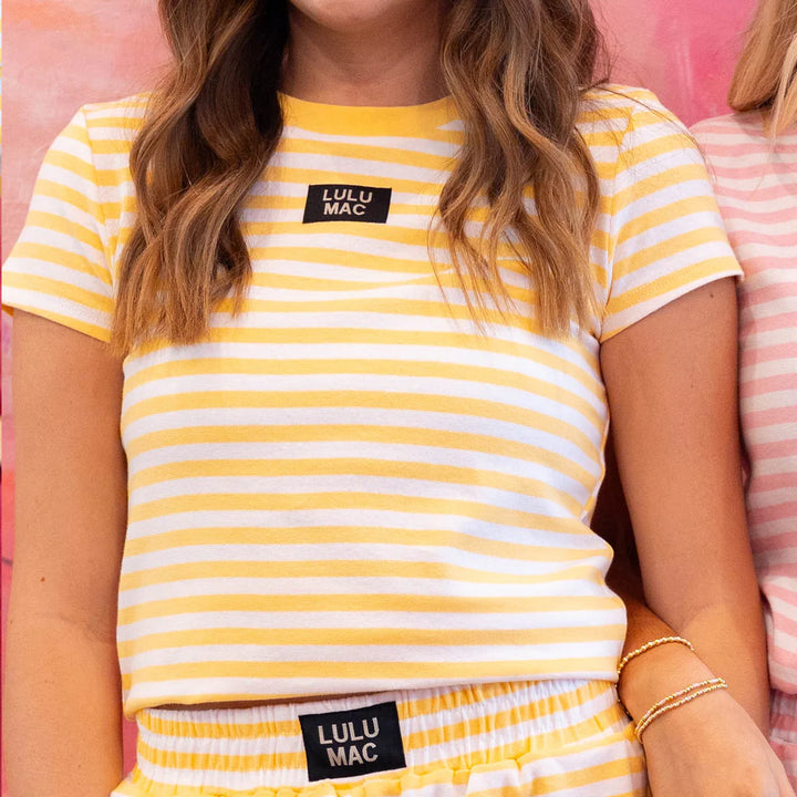 Lulu Mac Striped Baby Doll Top