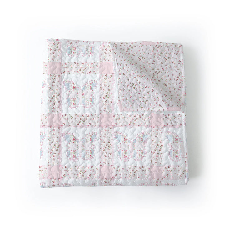 Ida Mae Home Butterfly Patchwork Pastel Quilt