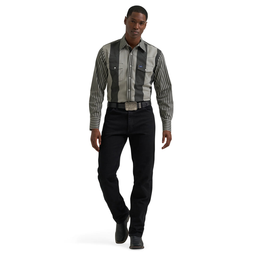 Wrangler Men's Vintage Brushpopper LS Shirt