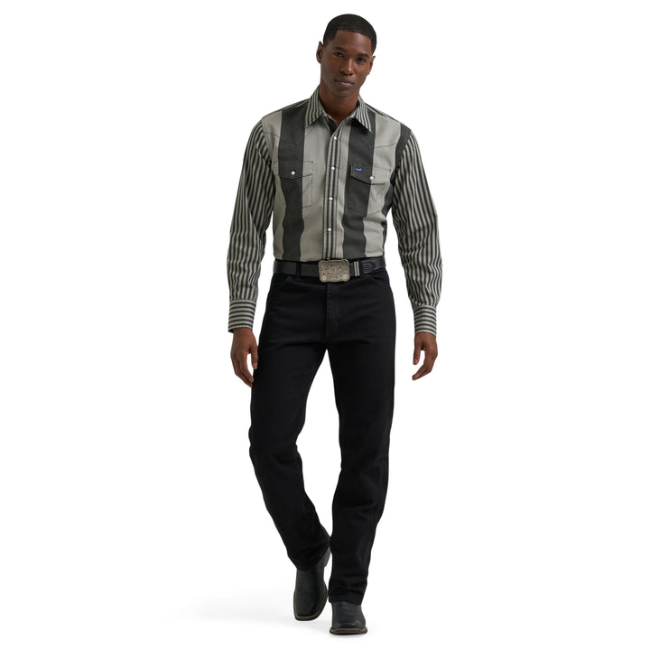 Wrangler Men's Vintage Brushpopper LS Shirt